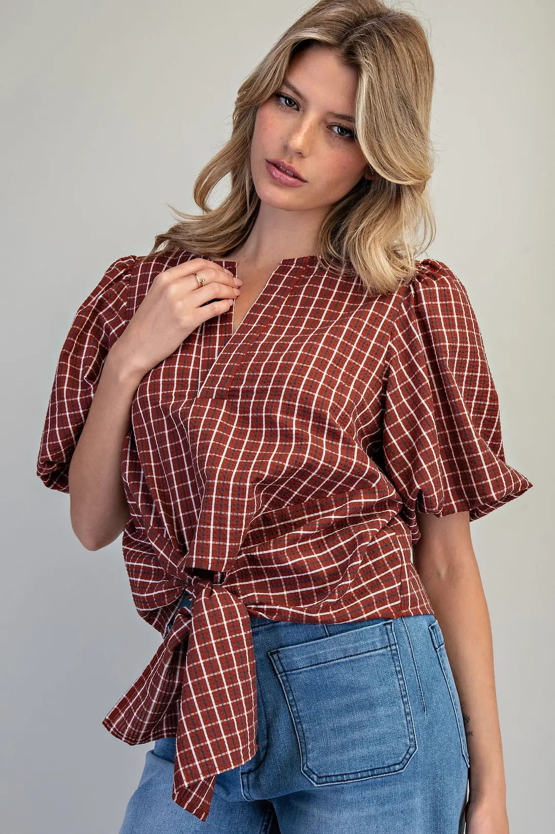 Paxton Tie Blouse