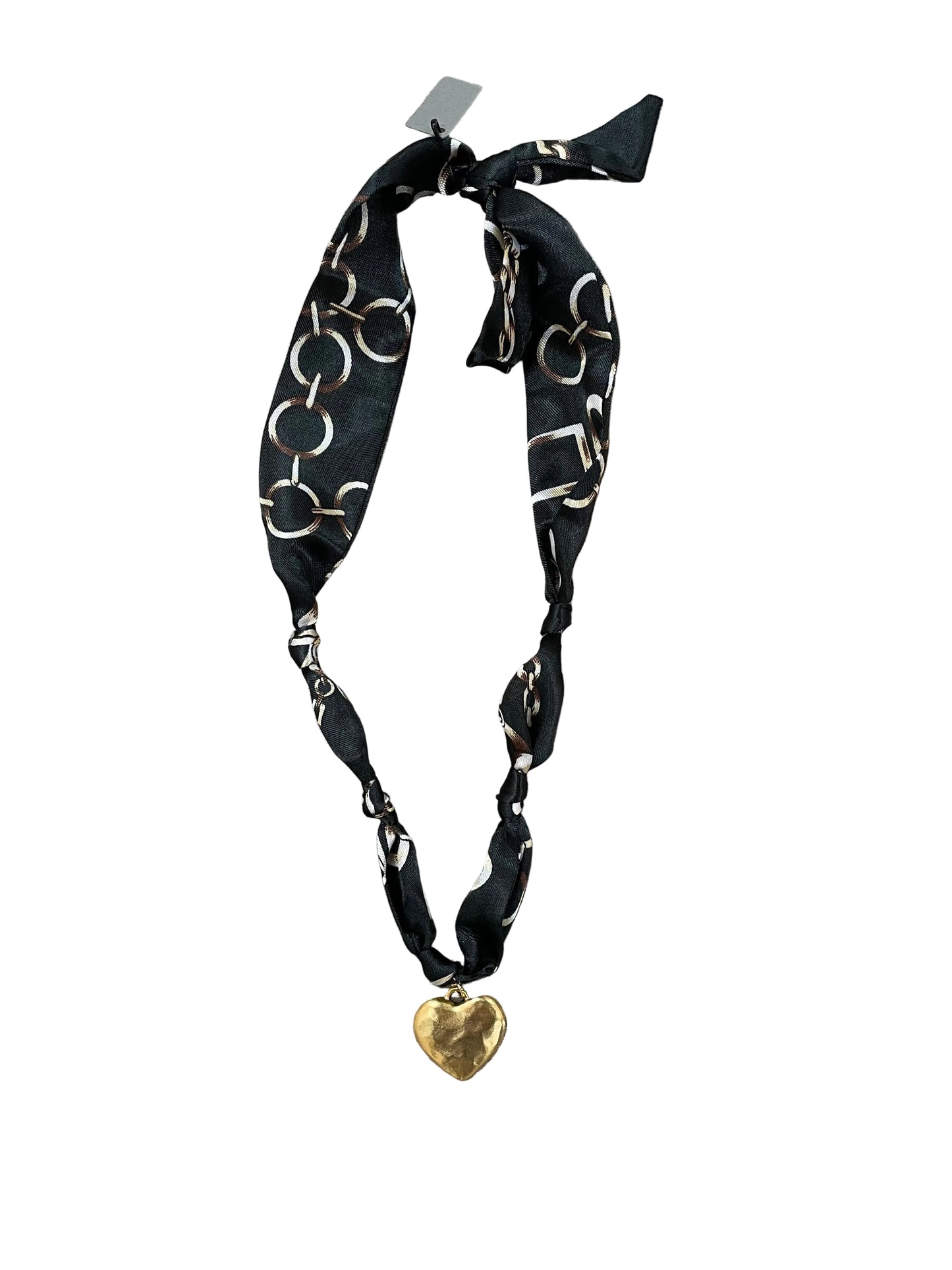 Mini Scarf Heart Necklace