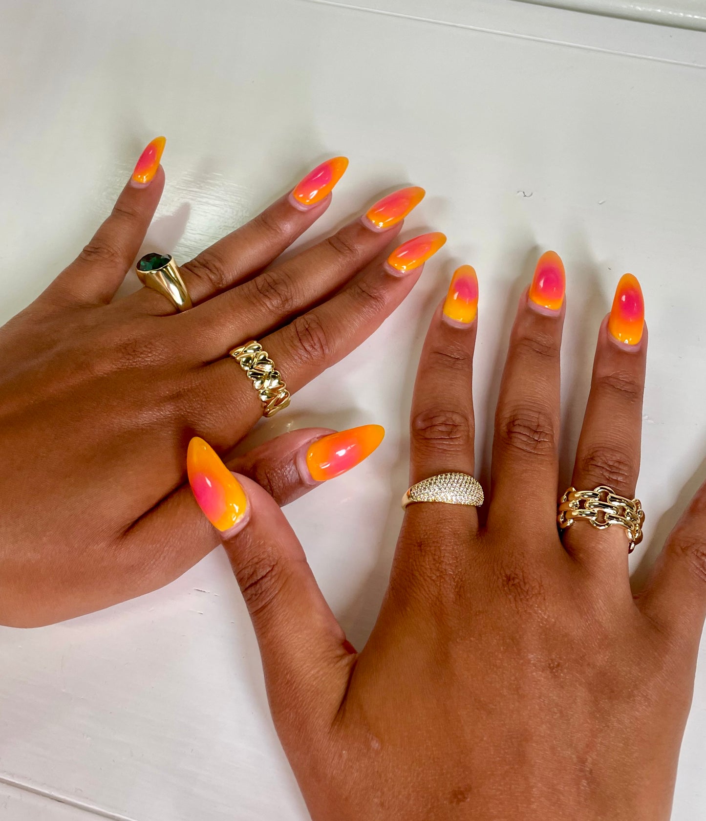 Gorjana Lou Heart Statement Ring