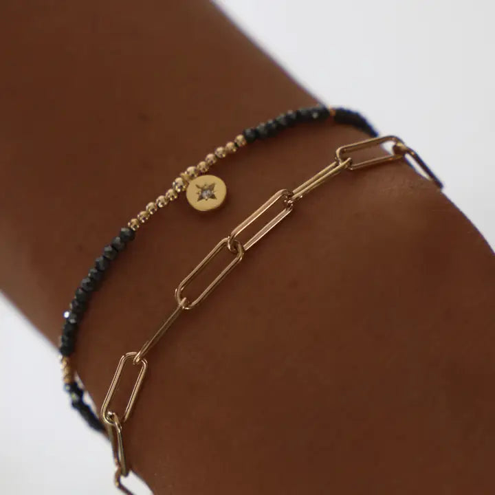 Beaded Star Medallion Bracelet