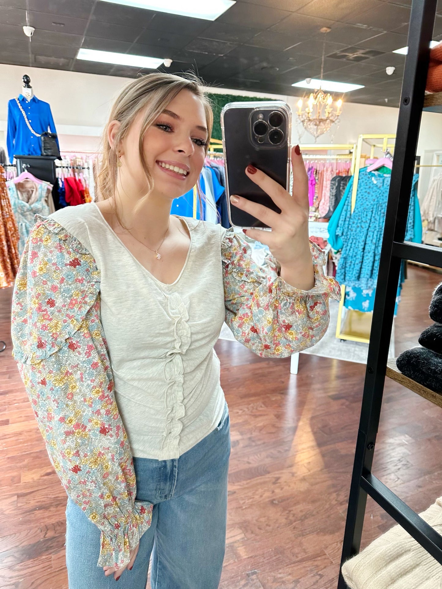 Flirty Ruffles Blouse