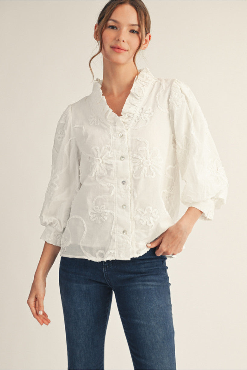 Kelsey Flower Blouse