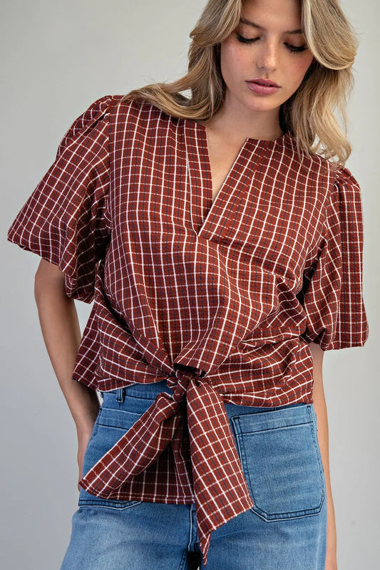 Paxton Tie Blouse