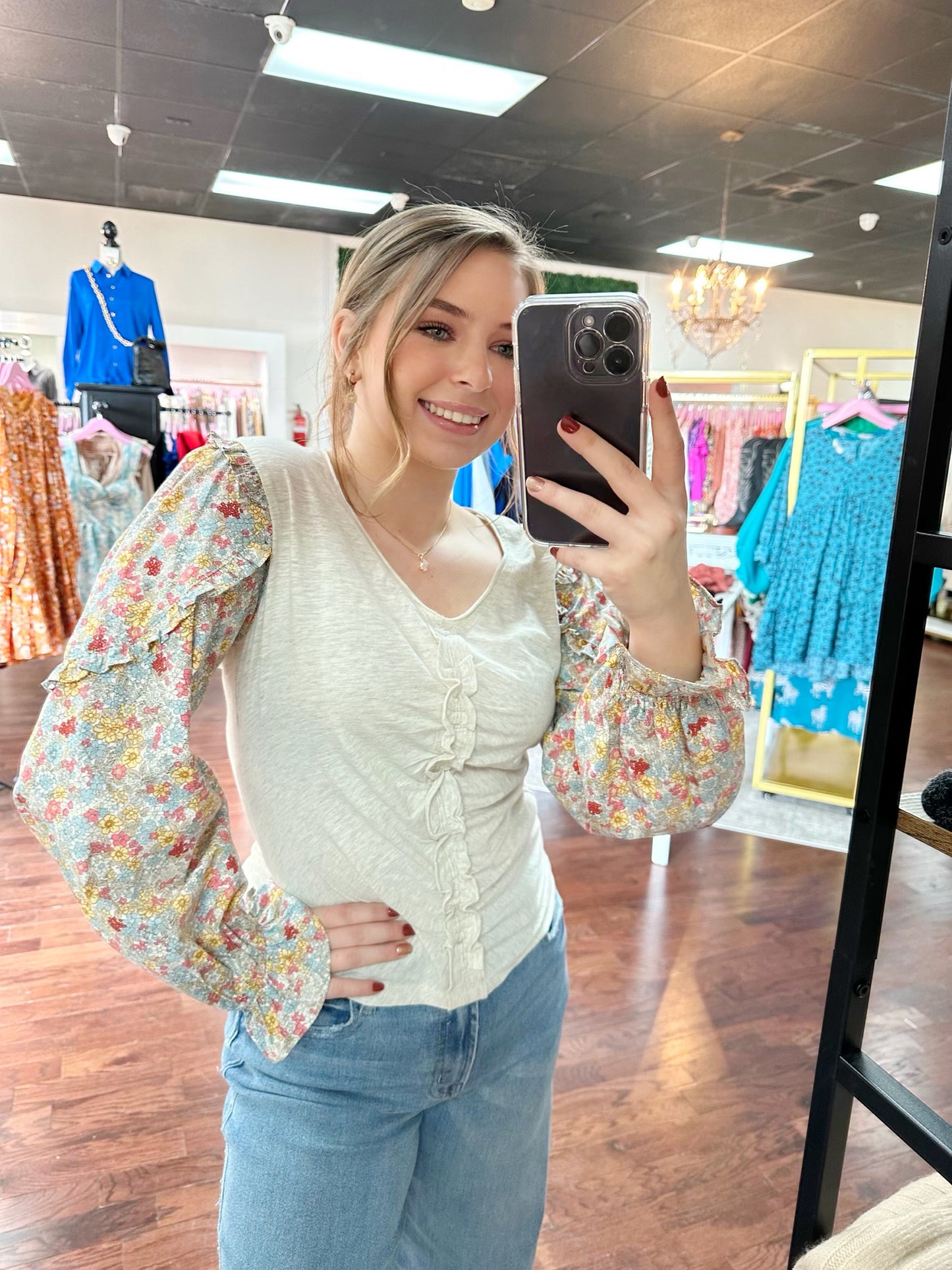 Flirty Ruffles Blouse