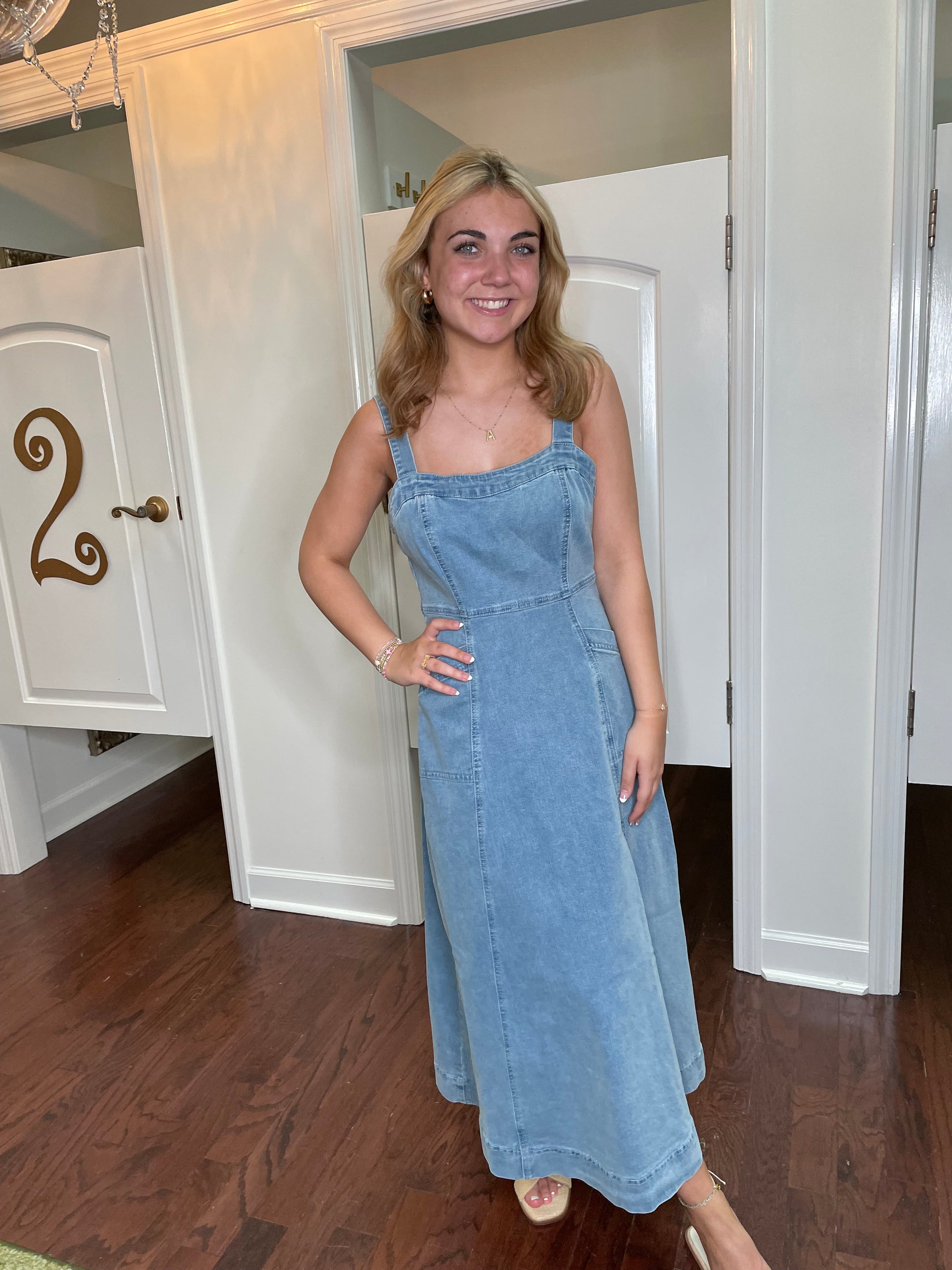 Erica Denim Dress Medium