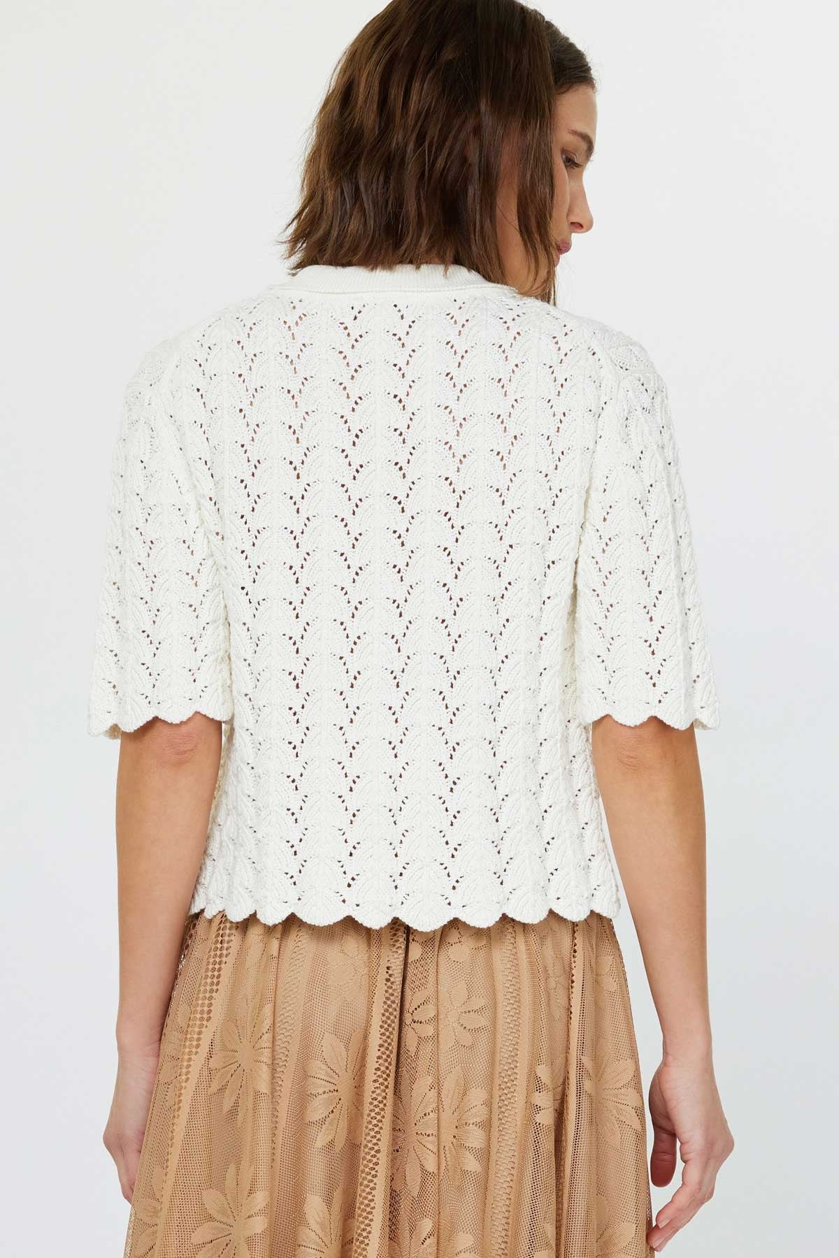 Donna Collared Cardigan