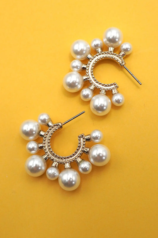 Pearl Hoops