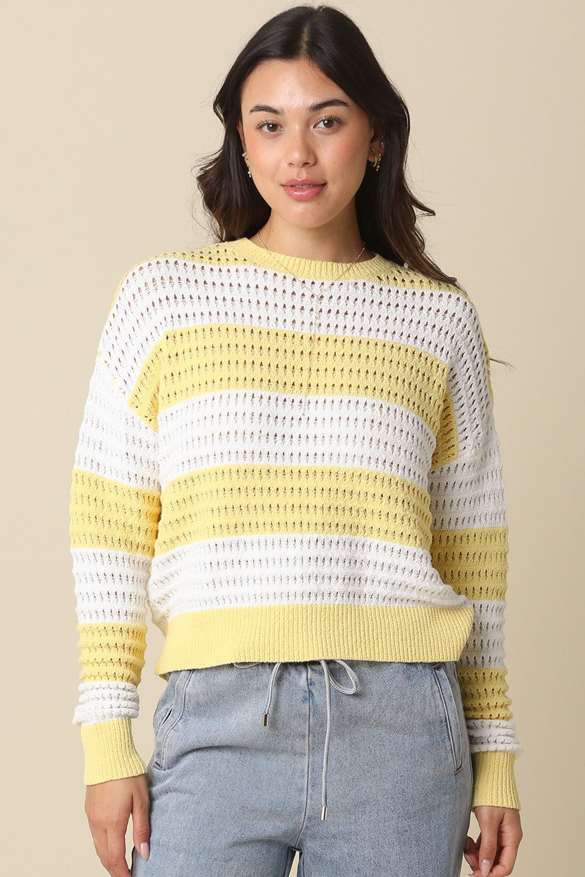 Macie Mesh Sweater