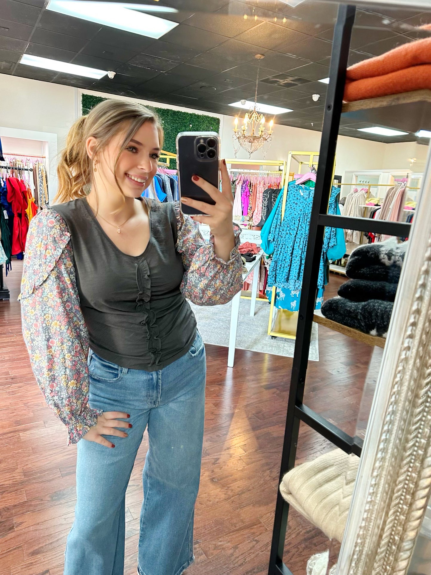 Flirty Ruffles Blouse