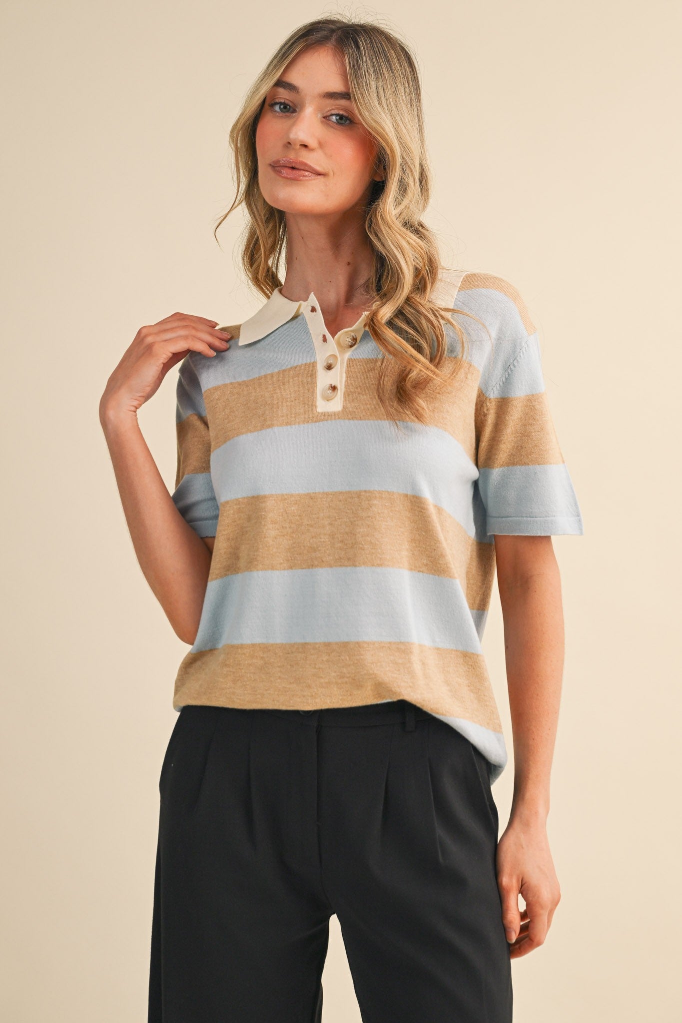 Penny Polo Top