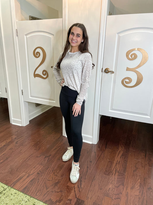 Blush Leopard Sweater