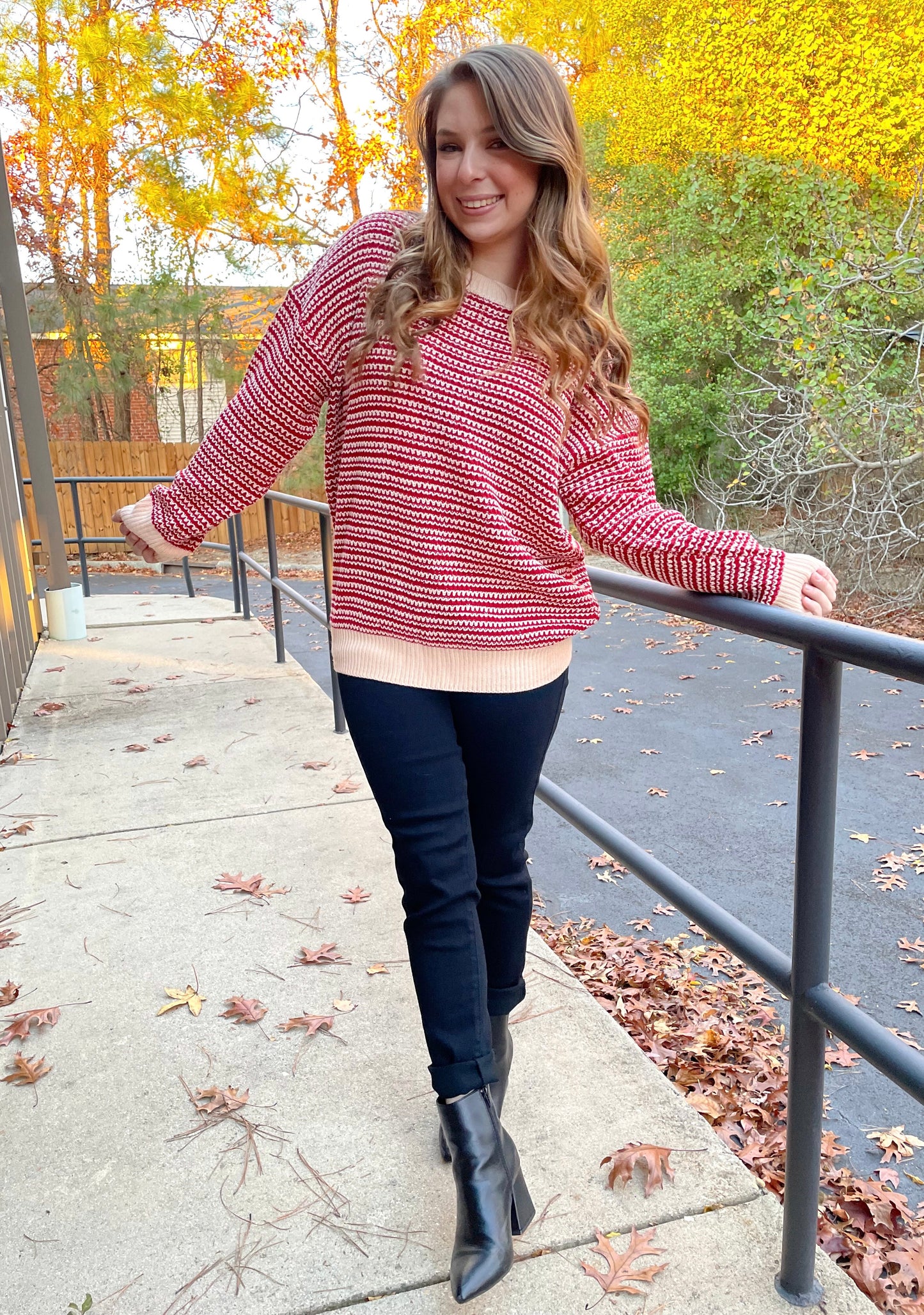 Candy Cane Lane Sweater