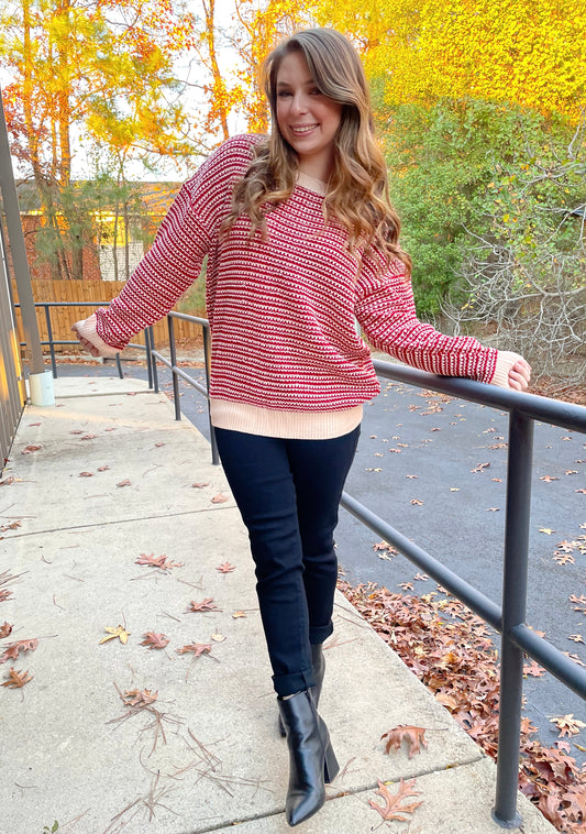 Candy Cane Lane Sweater