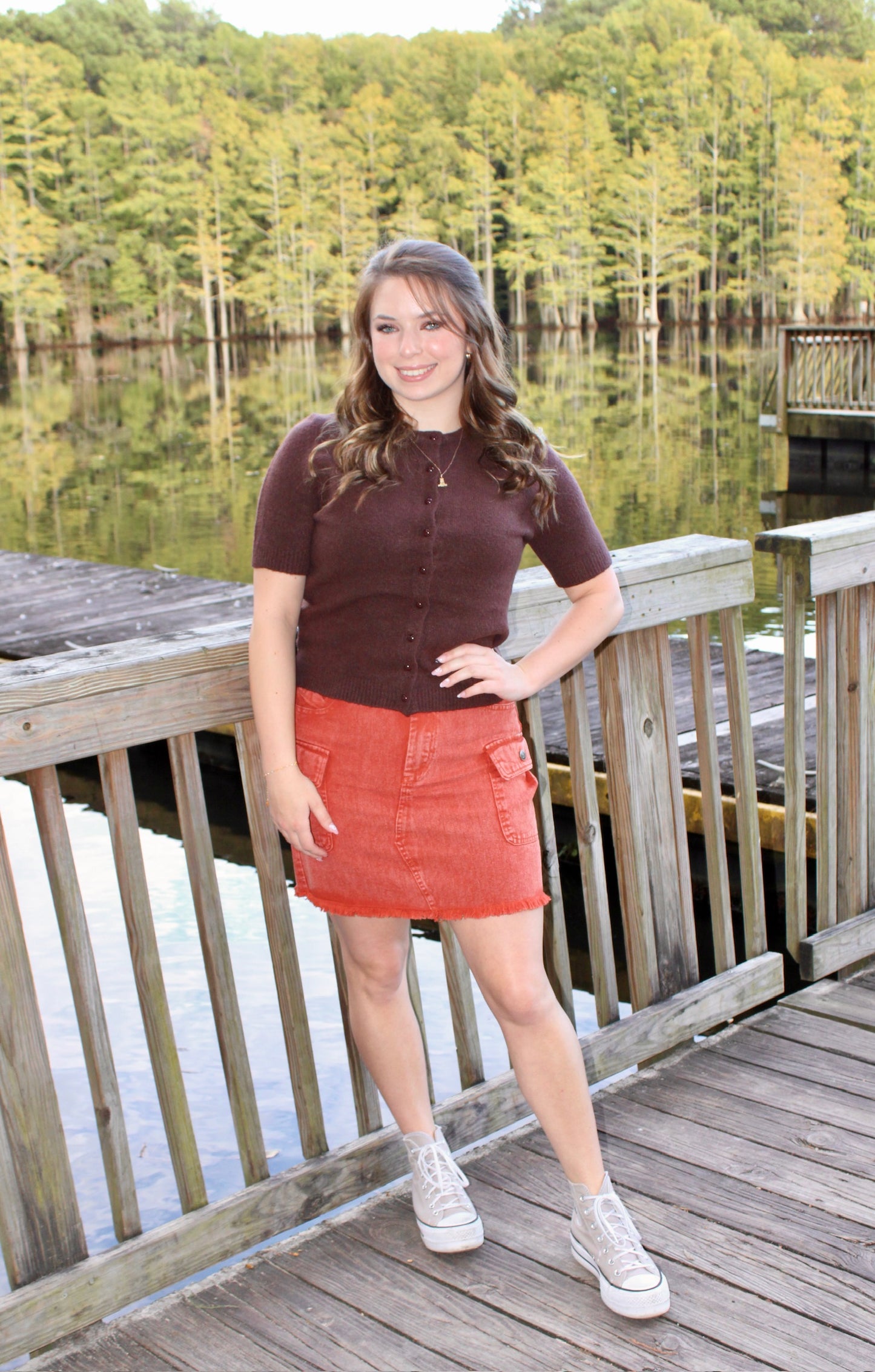 Pumpkin Patch Mini Skirt