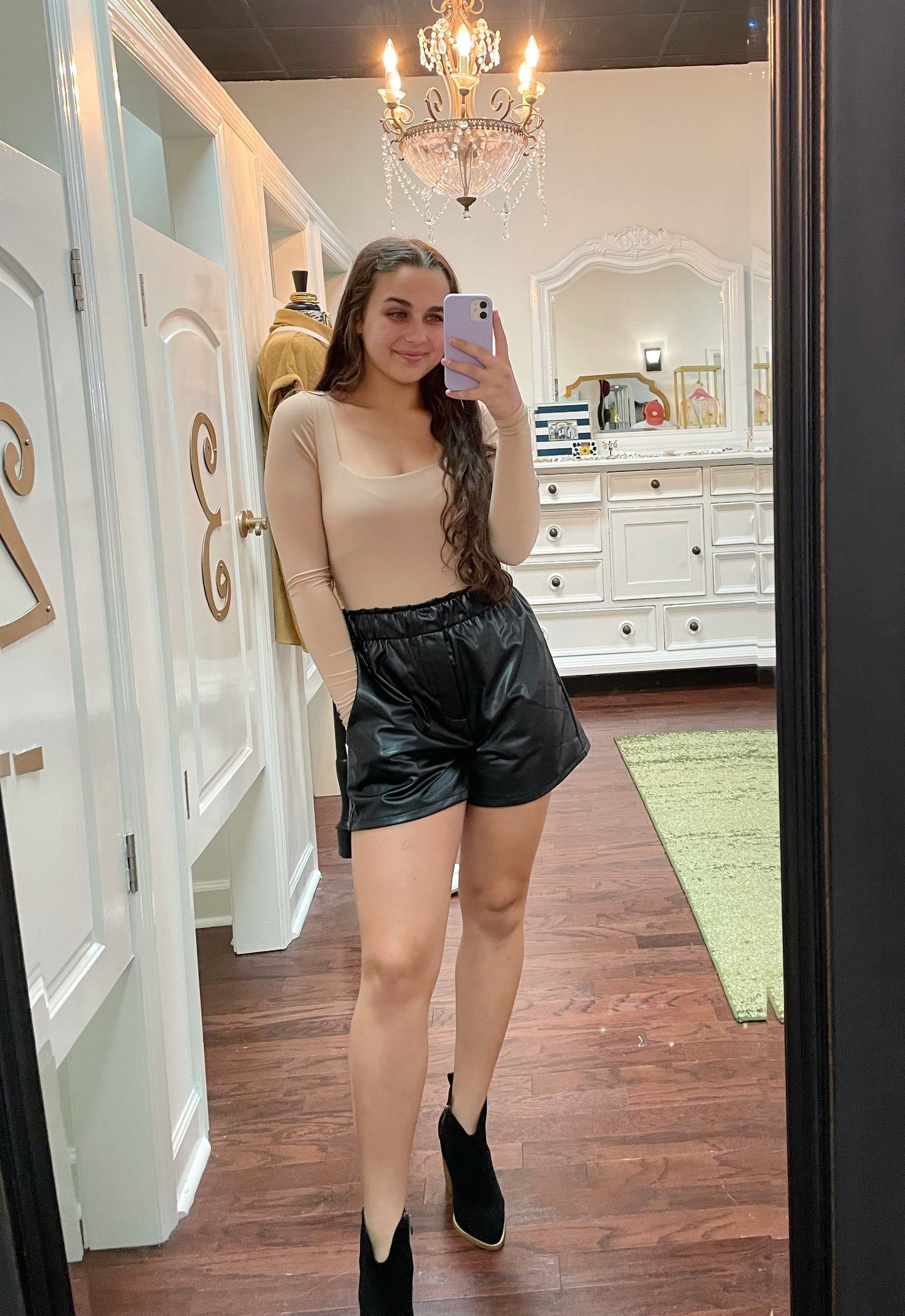 Square Neck Lined Bodysuit