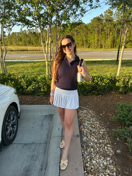 Margret Sleeveless Sweater Top