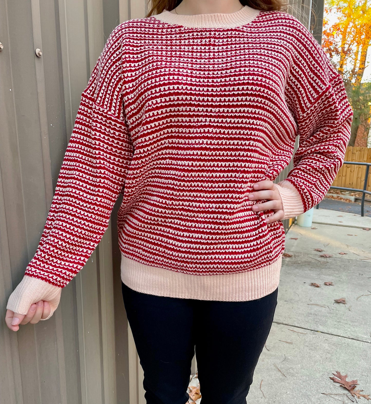 Candy Cane Lane Sweater