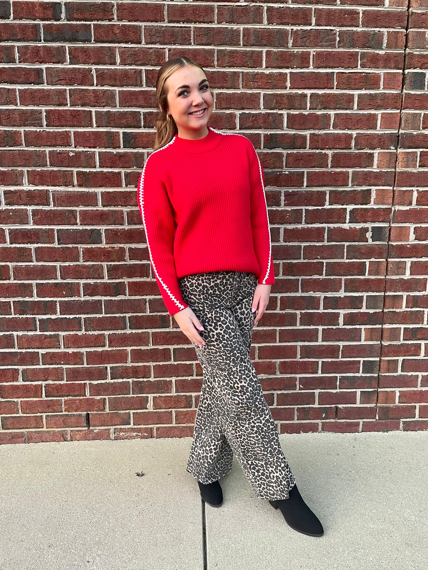 Camellia Leopard Pants