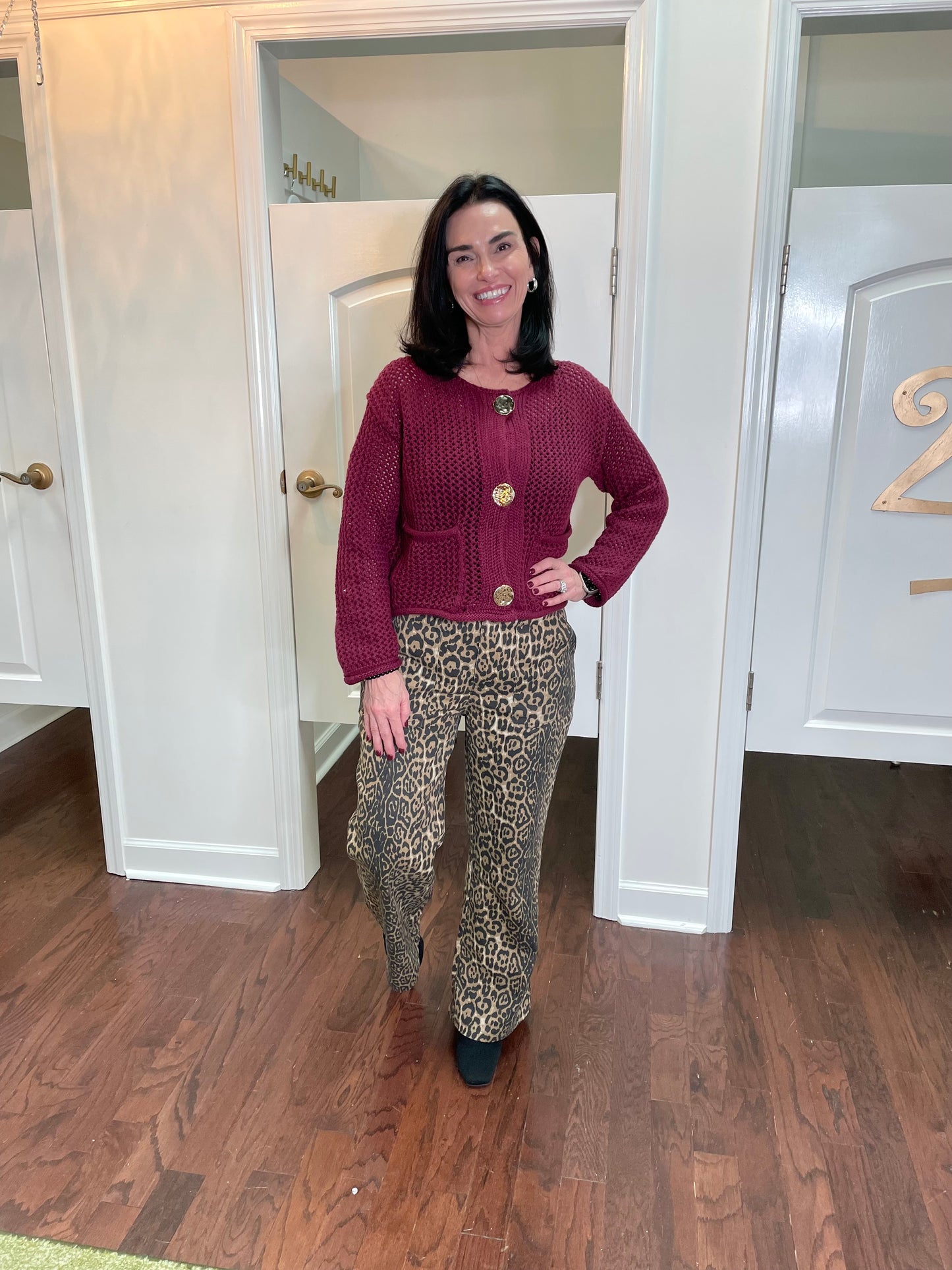 Camellia Leopard Pants