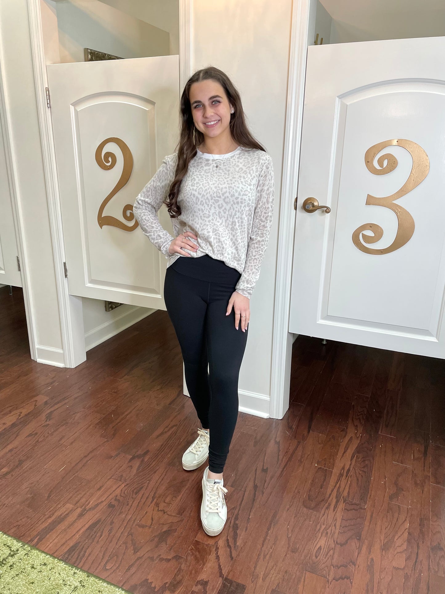 Blush Leopard Sweater