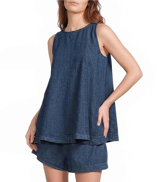 Amber Denim Top