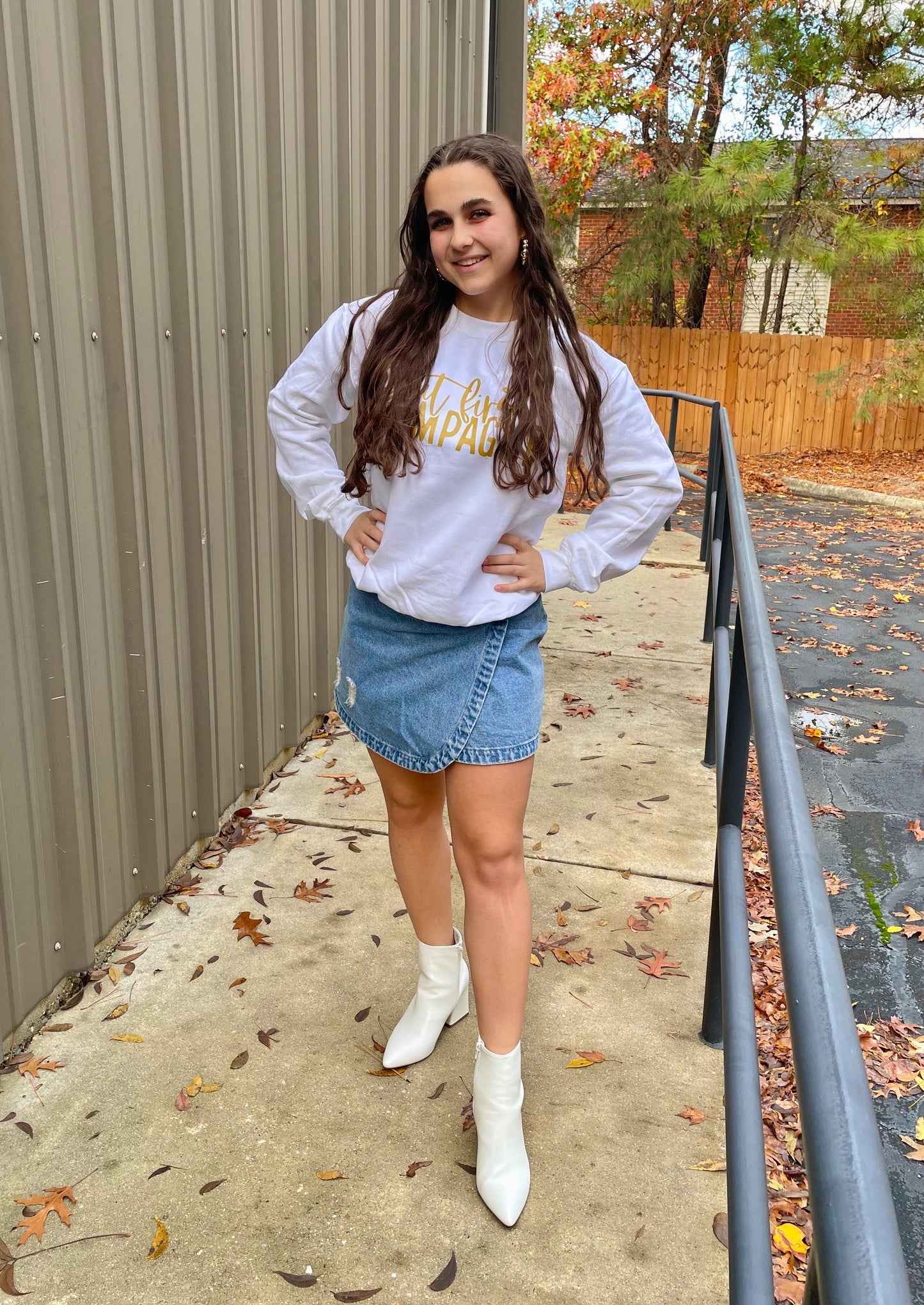 But First Champagne Sweatshirt