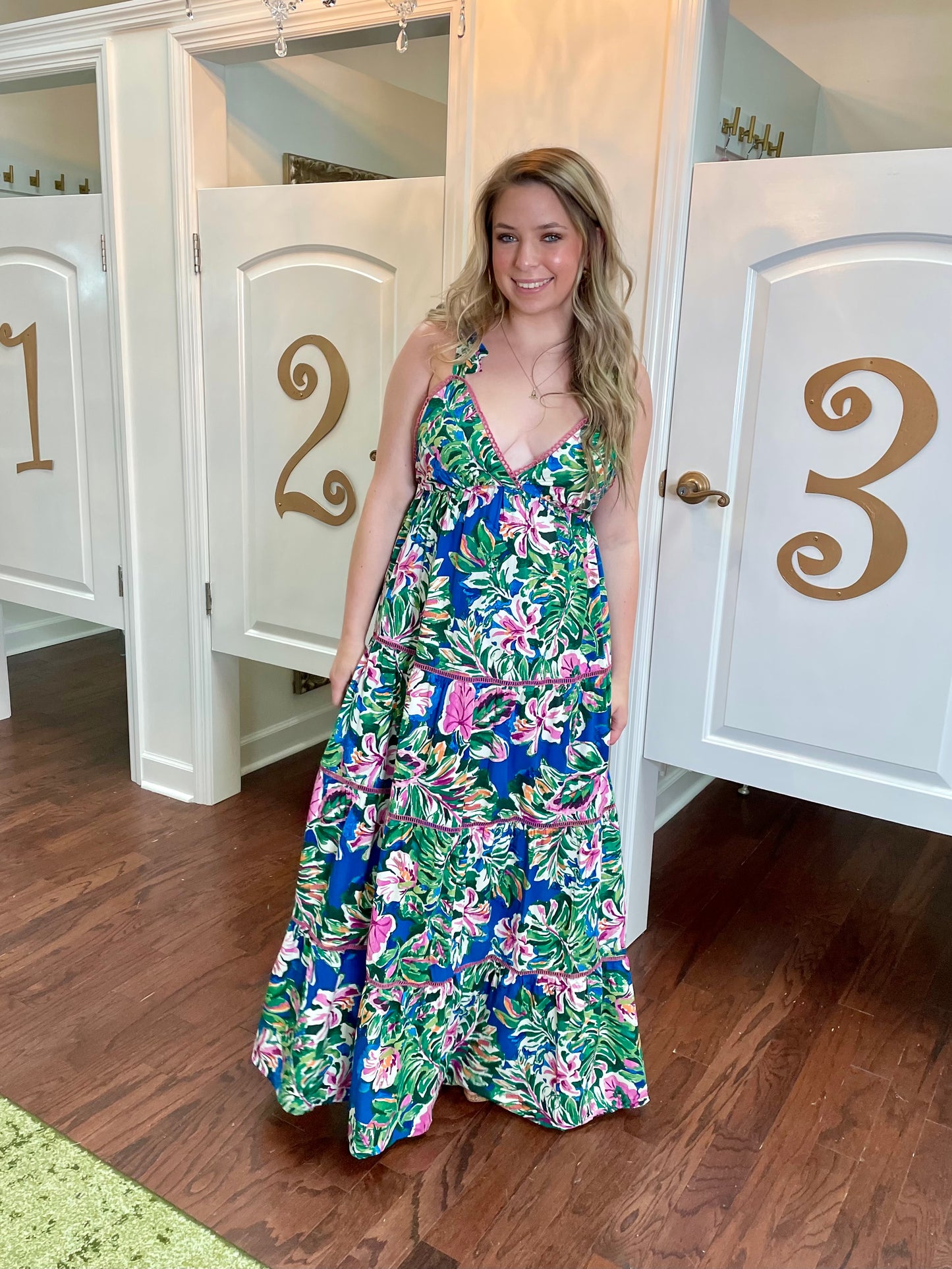 Oceanic Florals Dress
