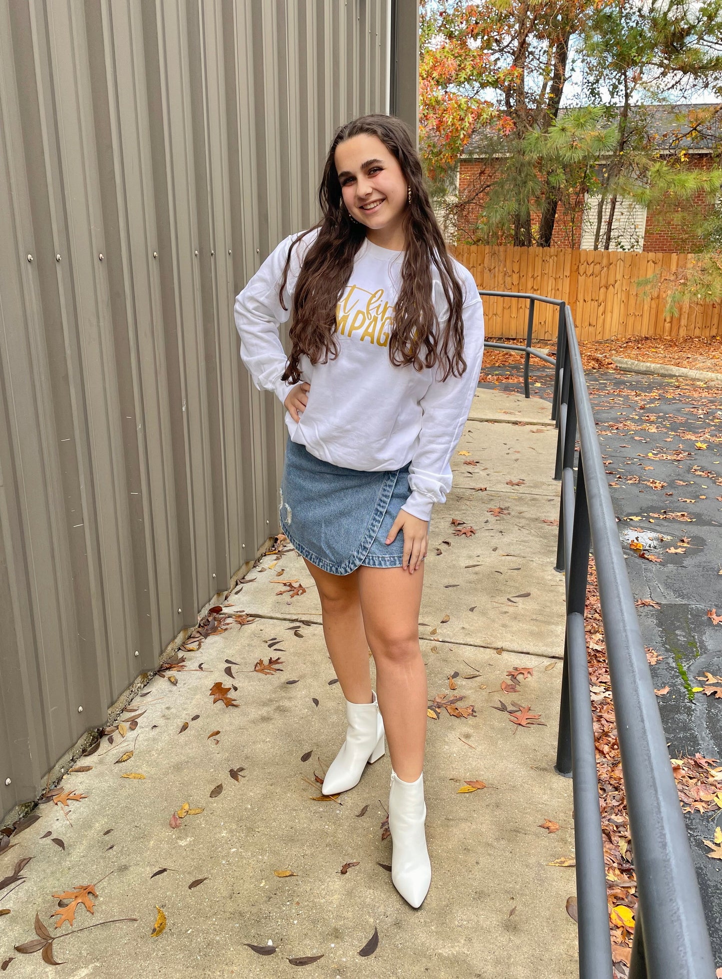 But First Champagne Sweatshirt