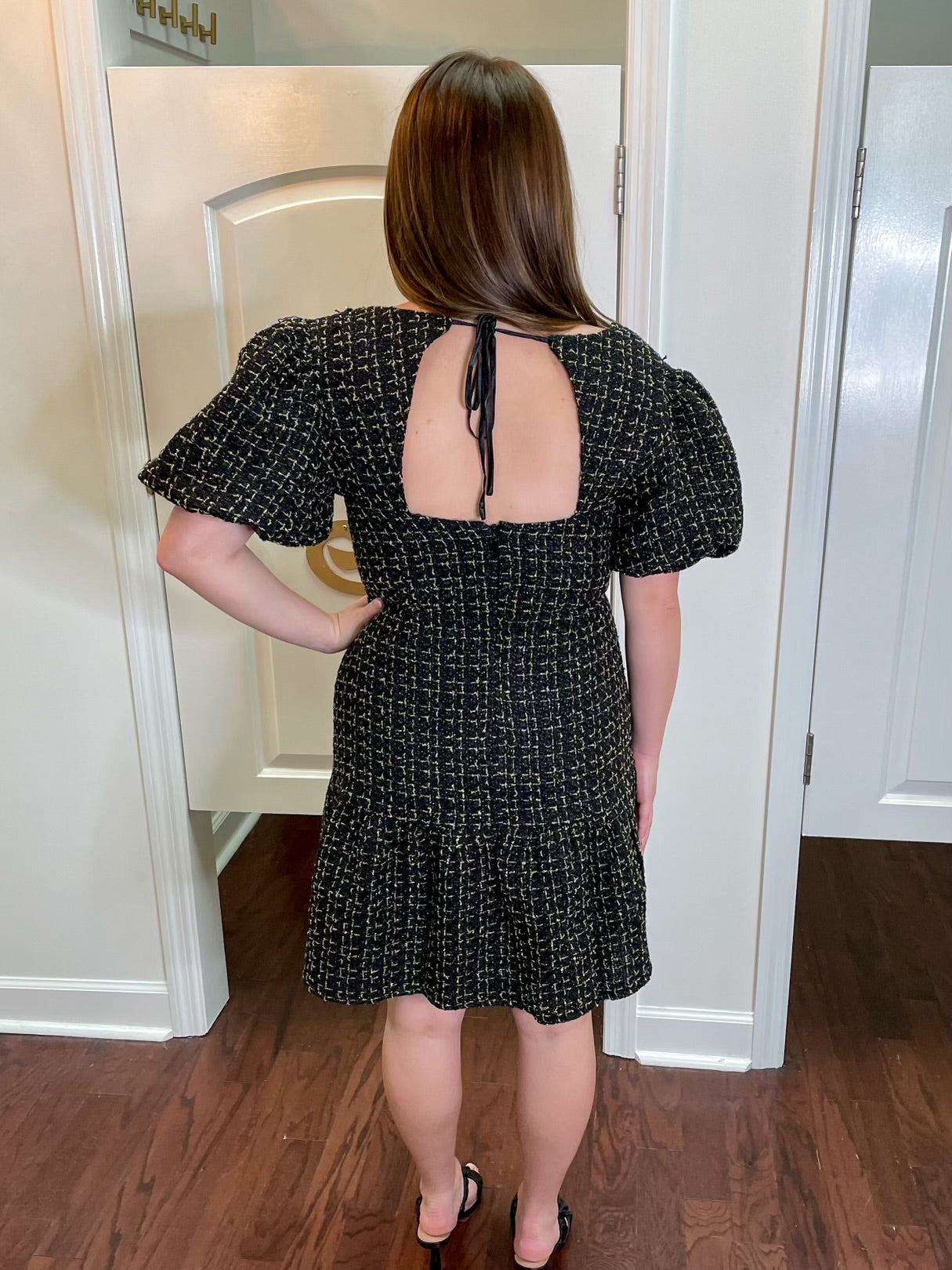 Carrol Zaylee Tweed Mini Dress