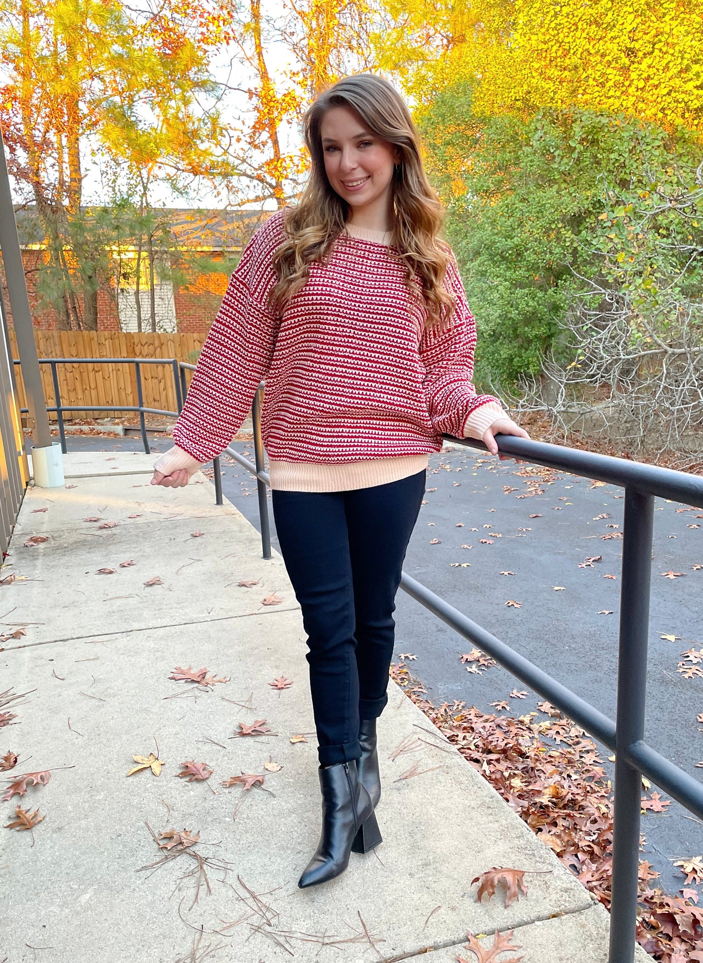 Candy Cane Lane Sweater