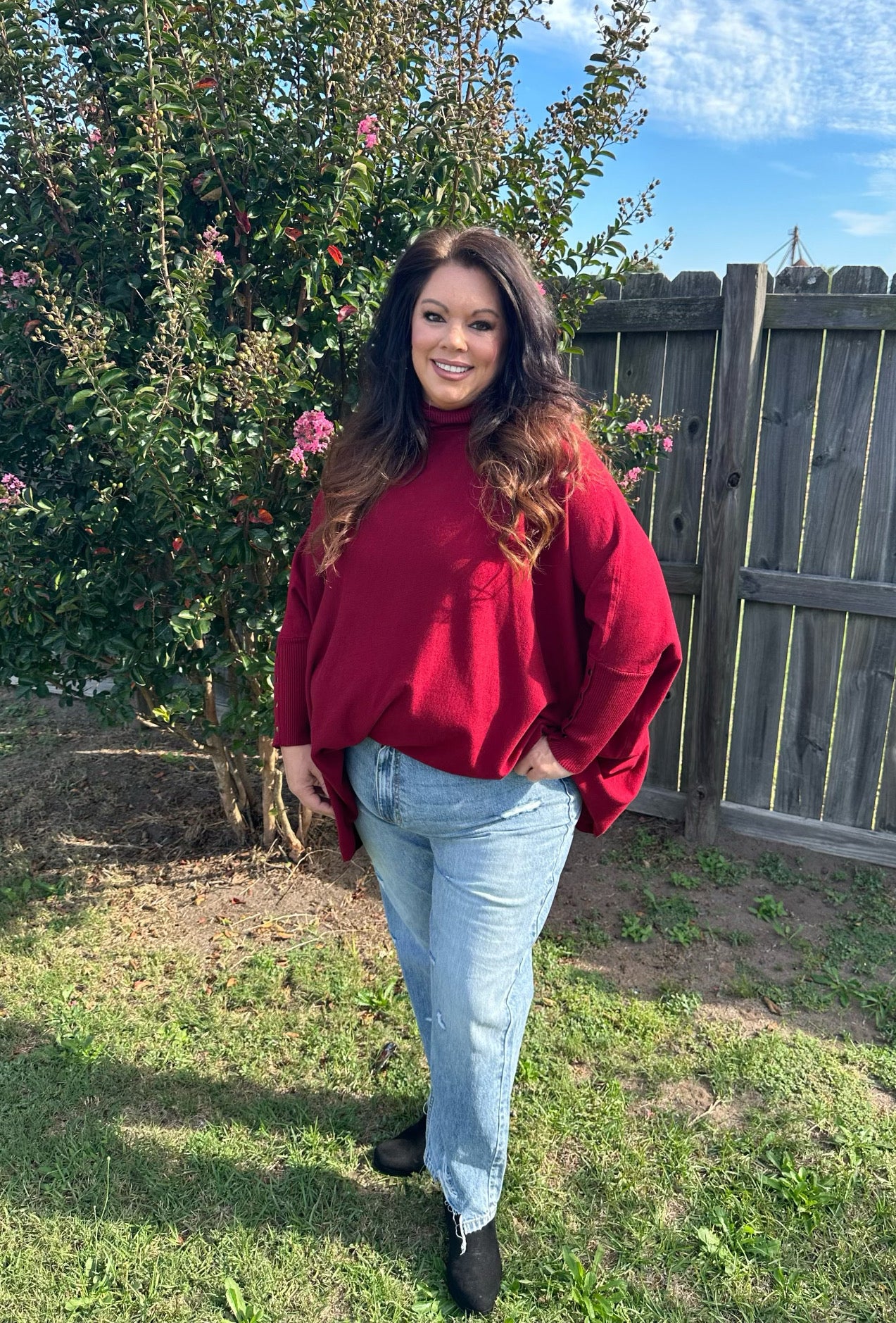 Plus Size High Rise Straight Jean