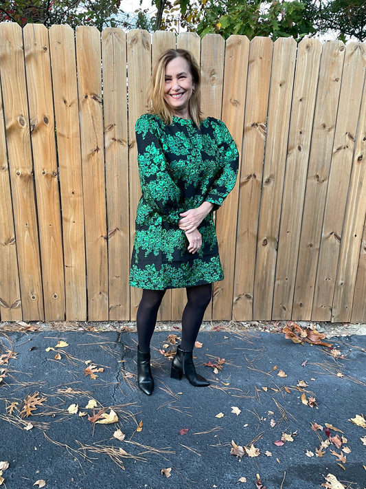 Elyna Jacquard Mini Dress