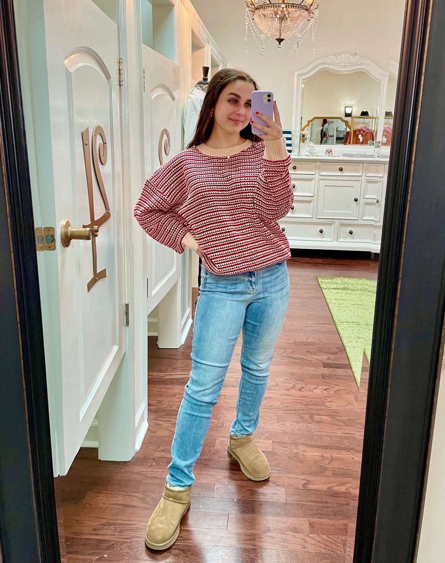 Candy Cane Lane Sweater