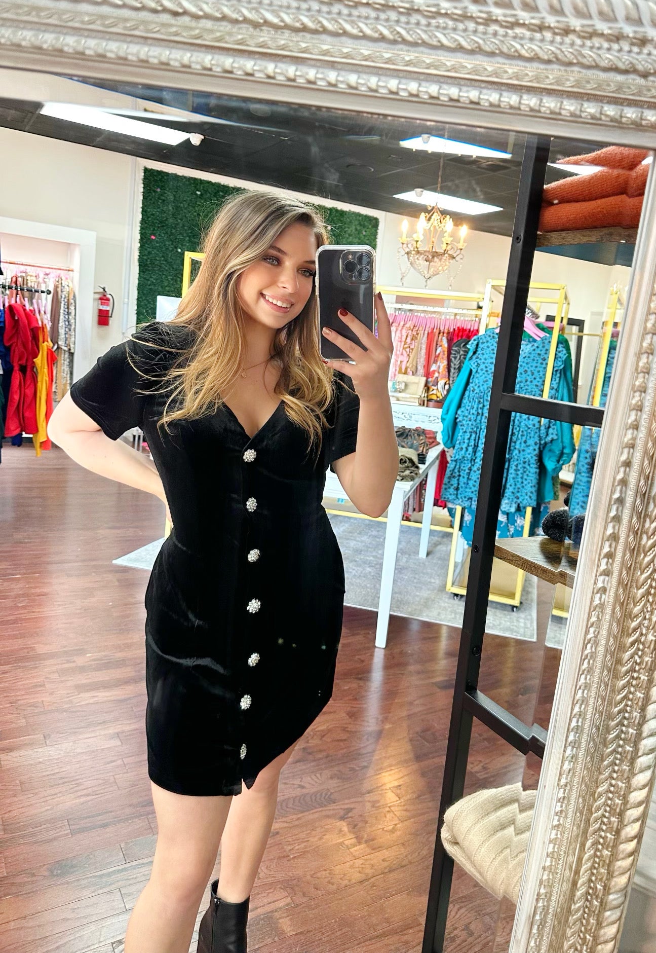 Jackson Velvet Mini Dress
