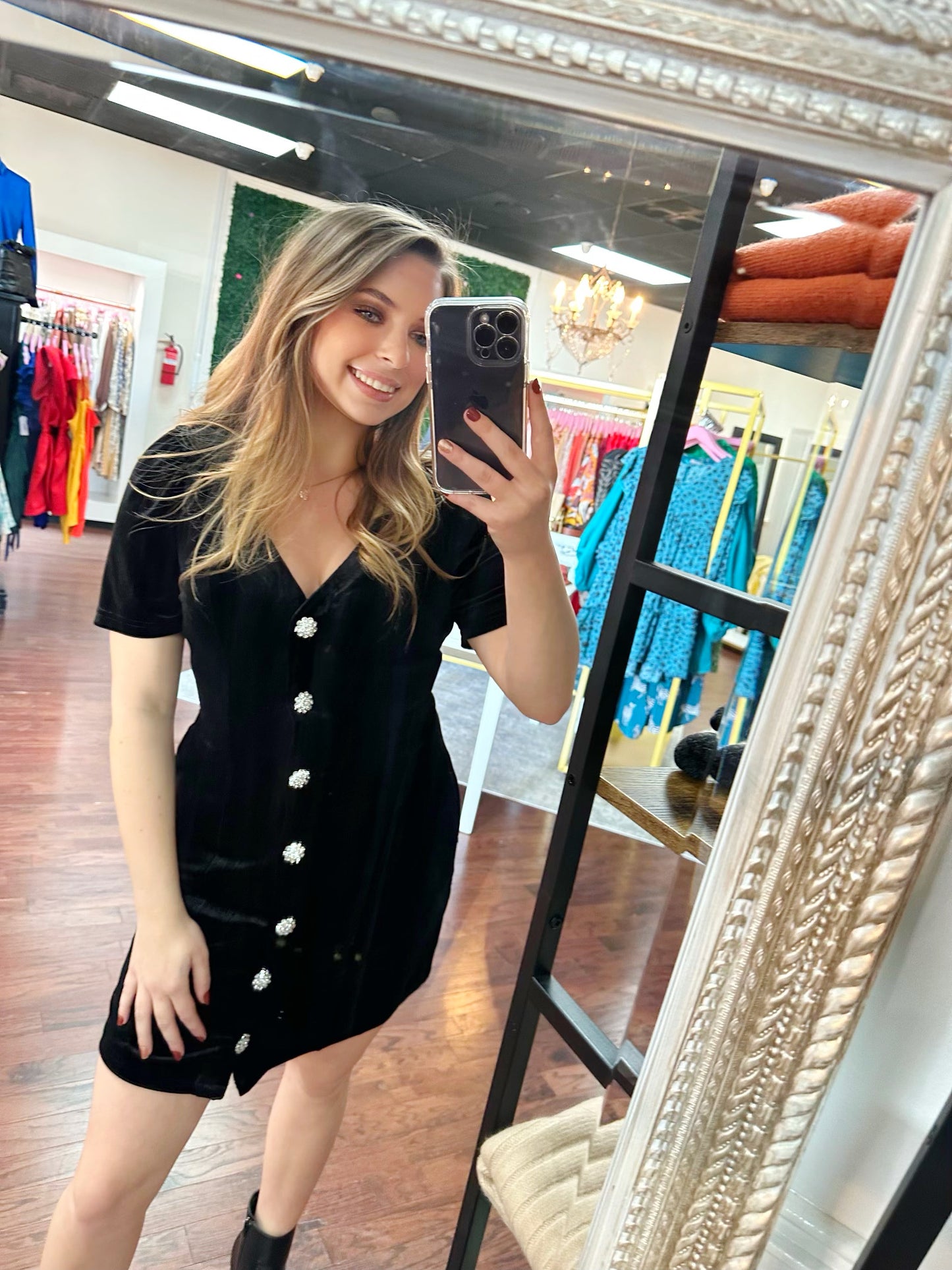 Jackson Velvet Mini Dress