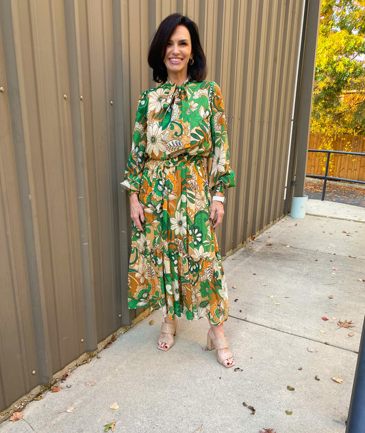 Garden Party Midi Dress