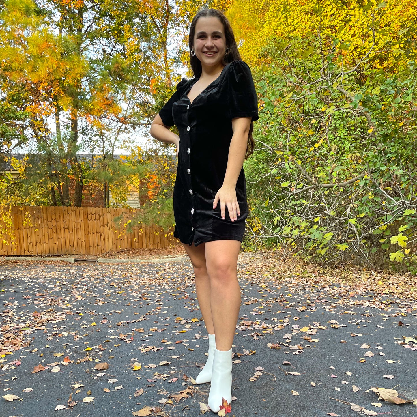 Jackson Velvet Mini Dress