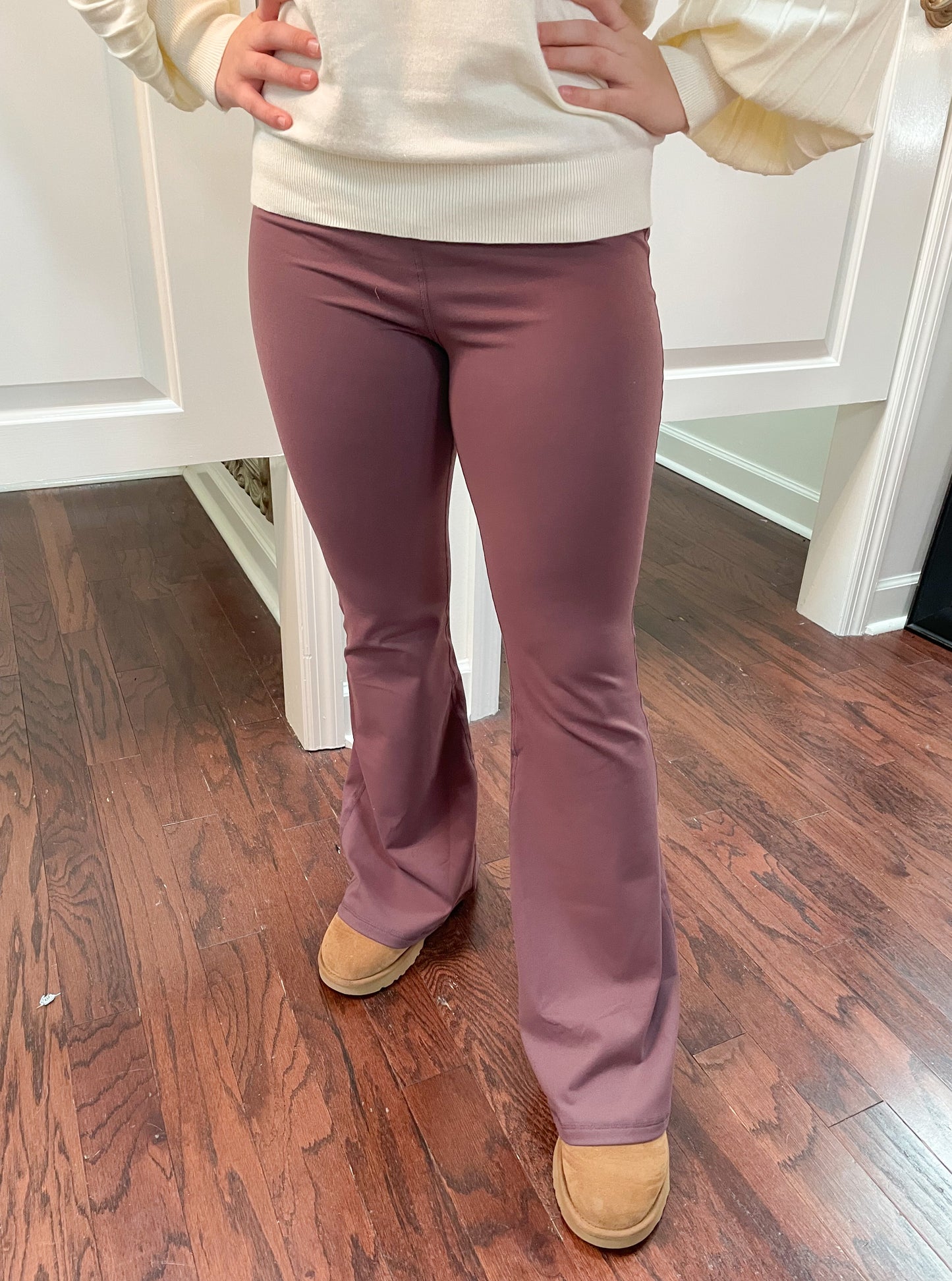 Active High Rise Flare Leggings