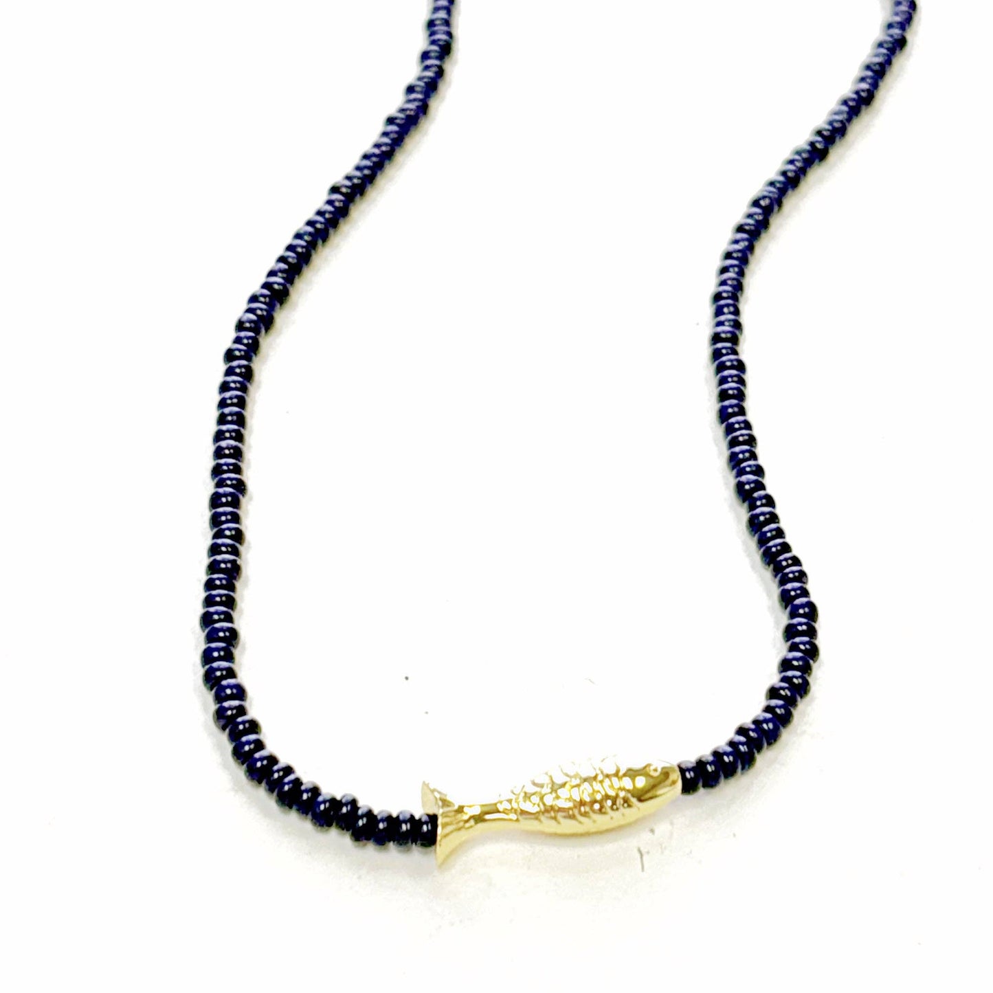 Lucy Fish Beaded Necklace