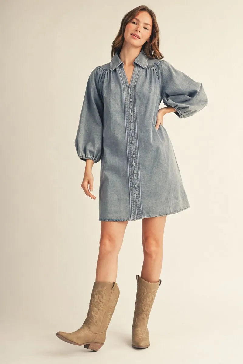 Anna Denim Dress