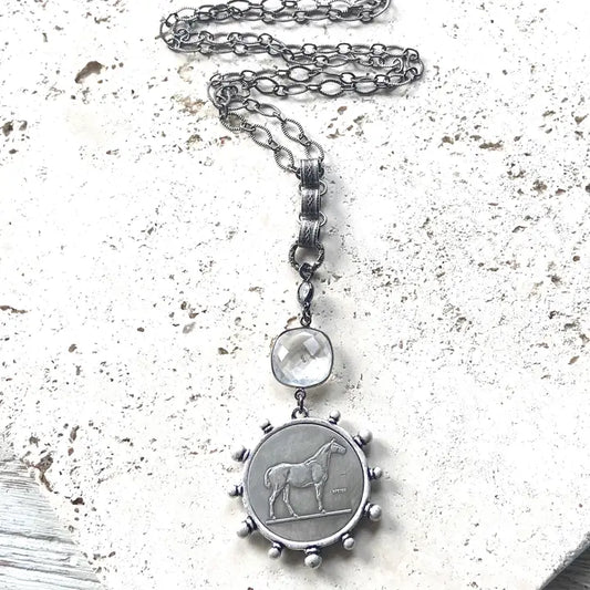 Bryce Vintage Coin Necklace