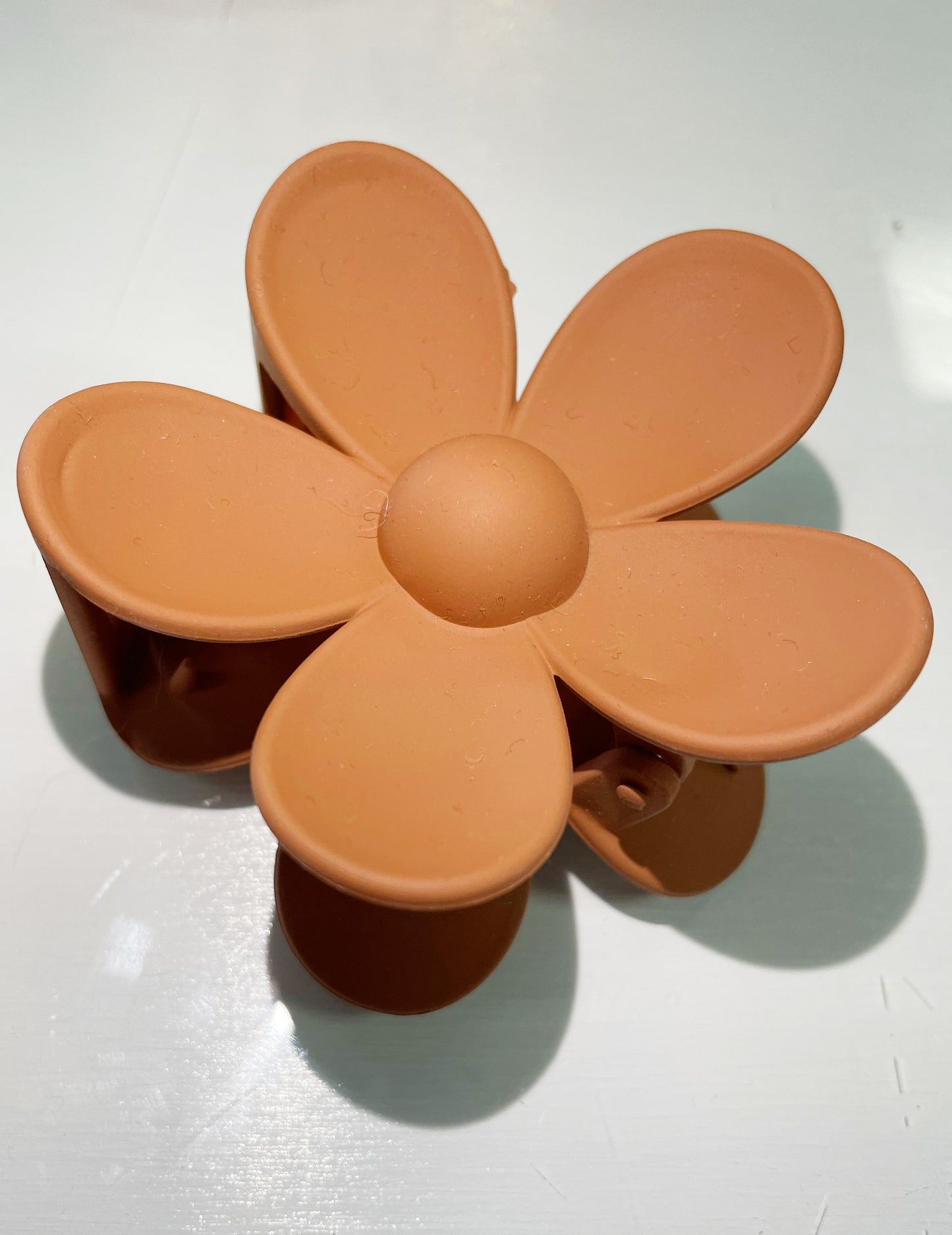 Oversized Matte Flower Hair Claw Clips