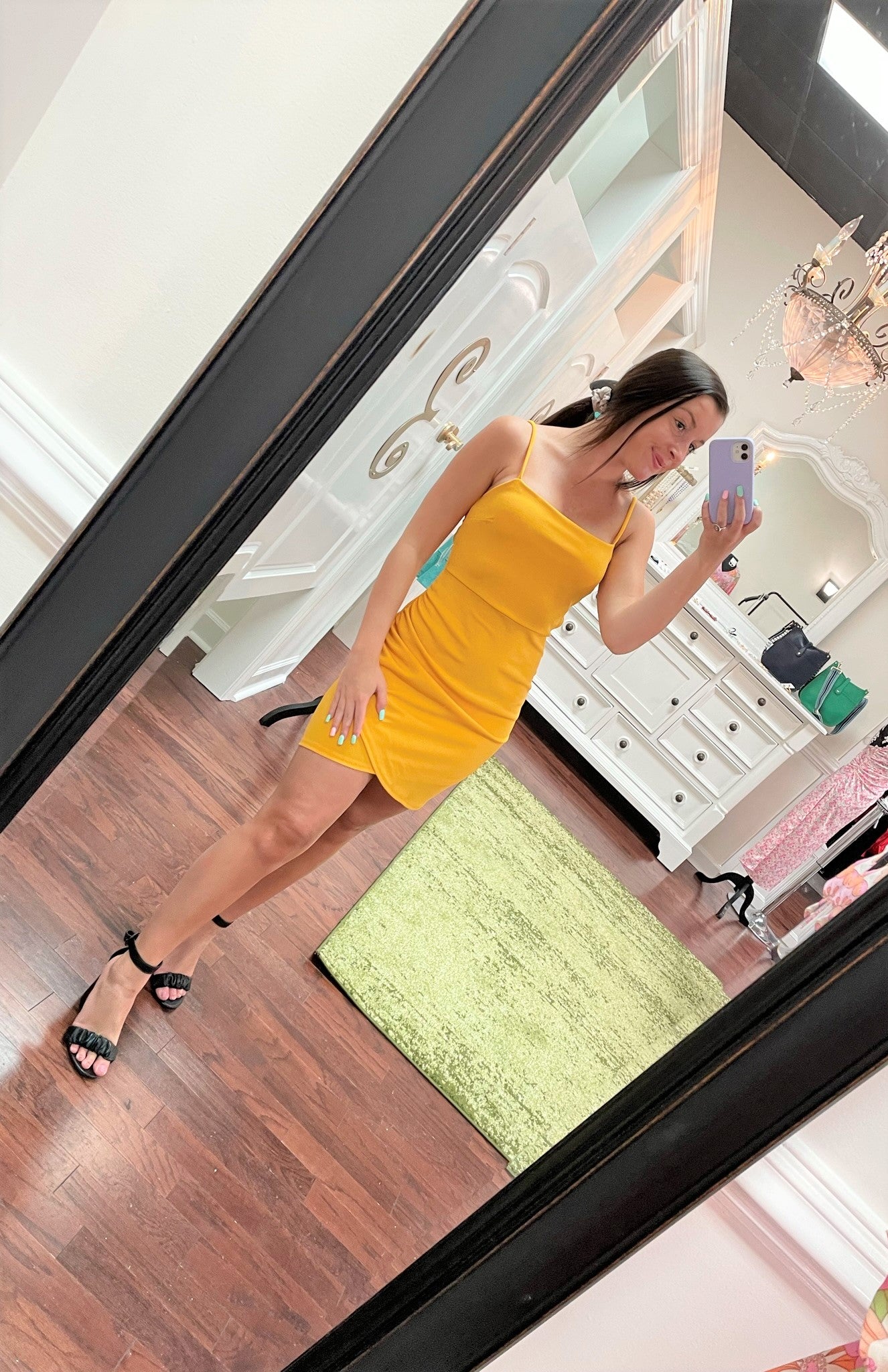 Strappy Back Detail Sleeveless Bodycon Mini Dress