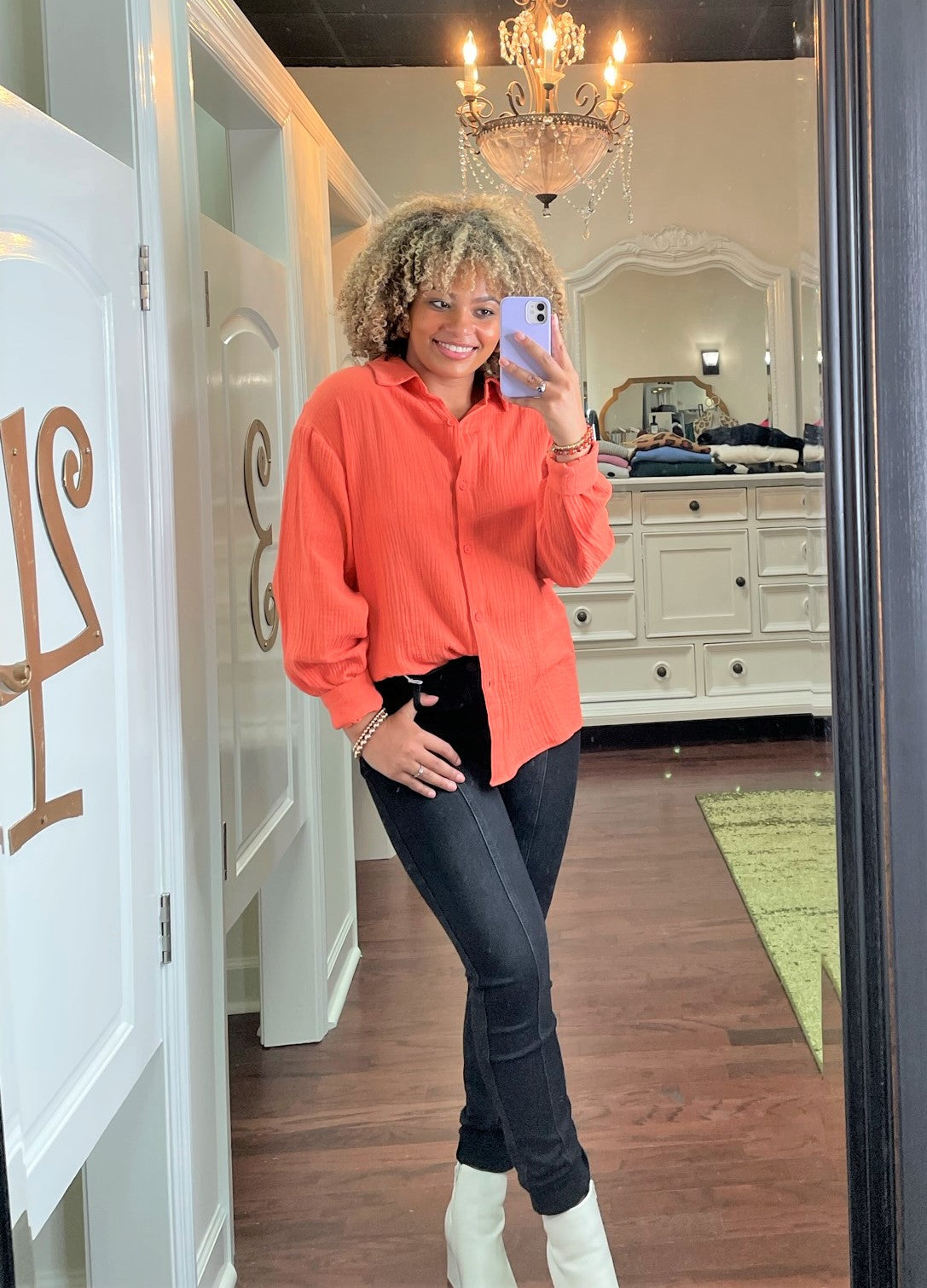 Ultra High Rise Skinny Front Seam Jean - F4301