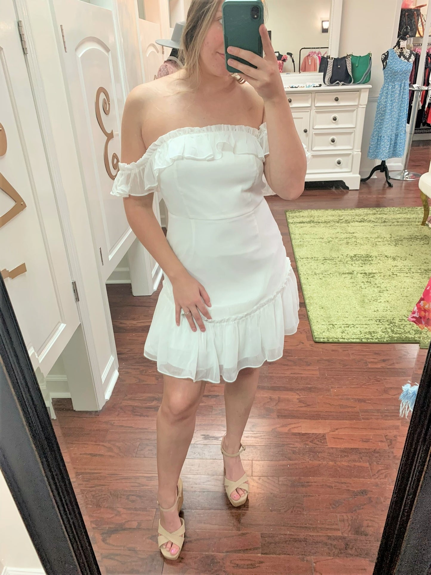 Emmy Off The Shoulder Mini Dress
