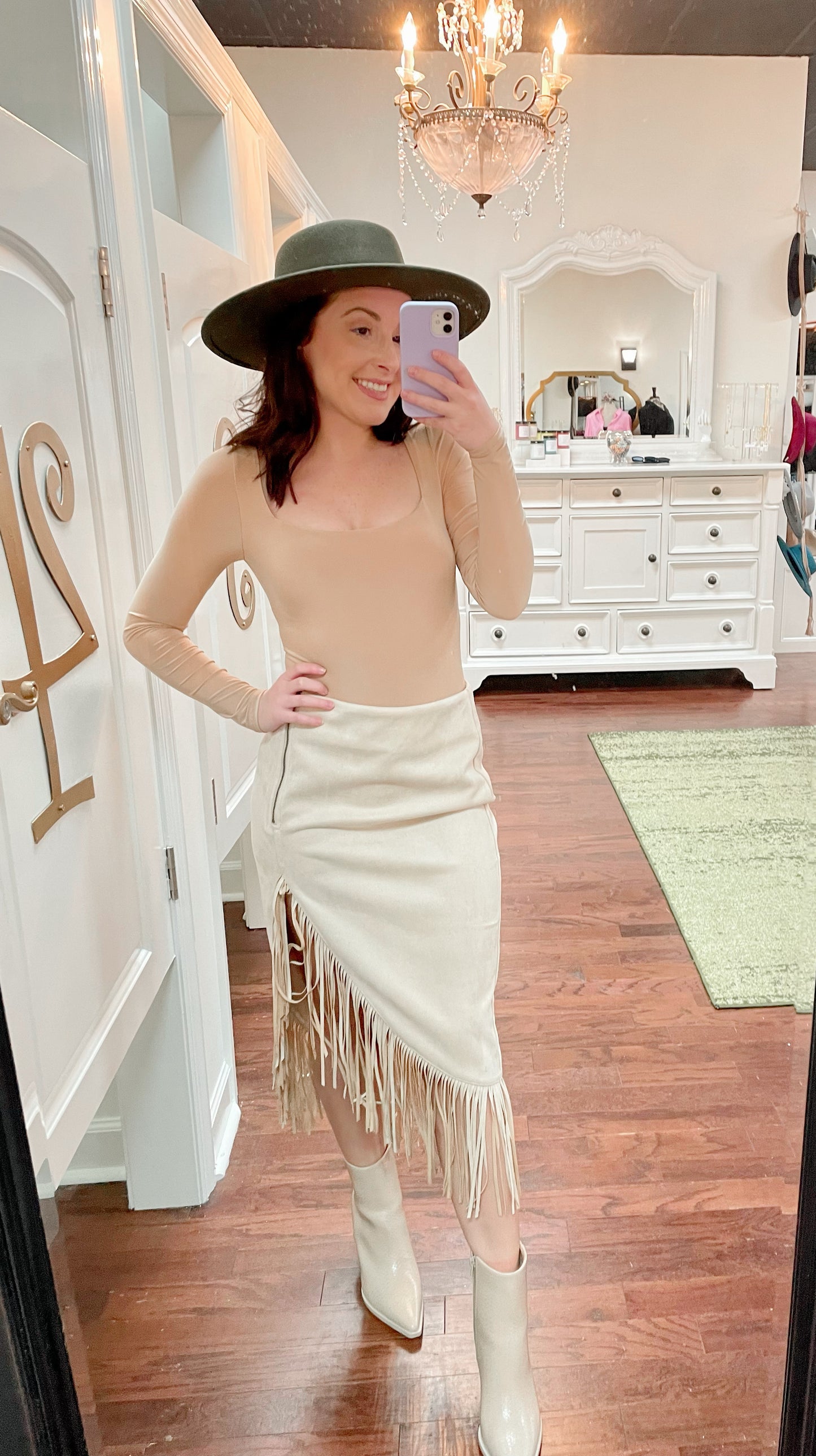 Square Neck Lined Bodysuit