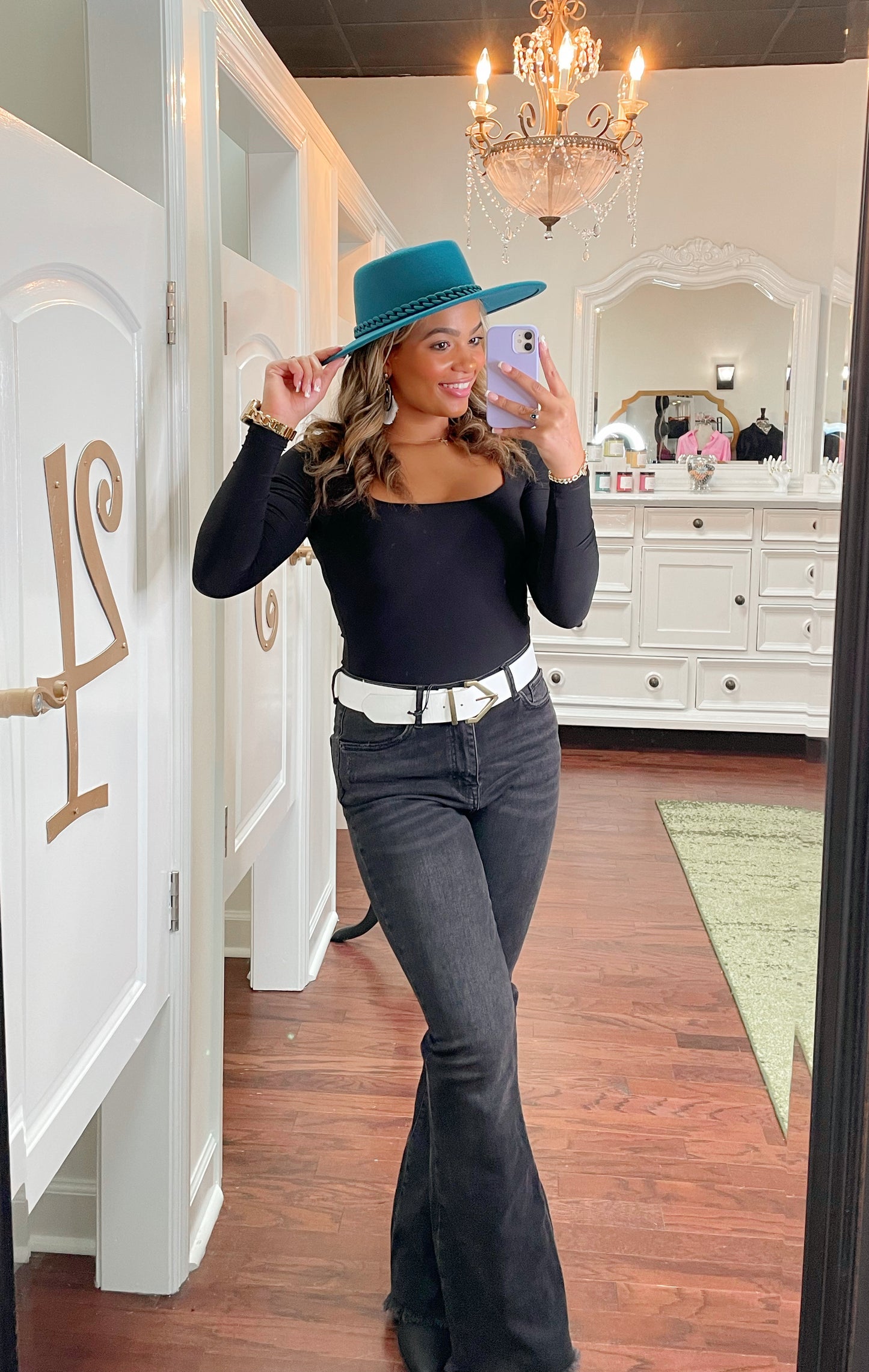 Square Neck Lined Bodysuit