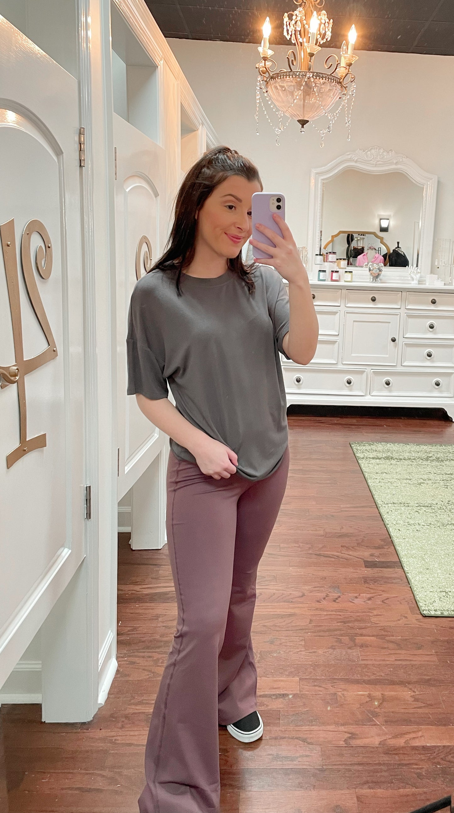 Active High Rise Flare Leggings